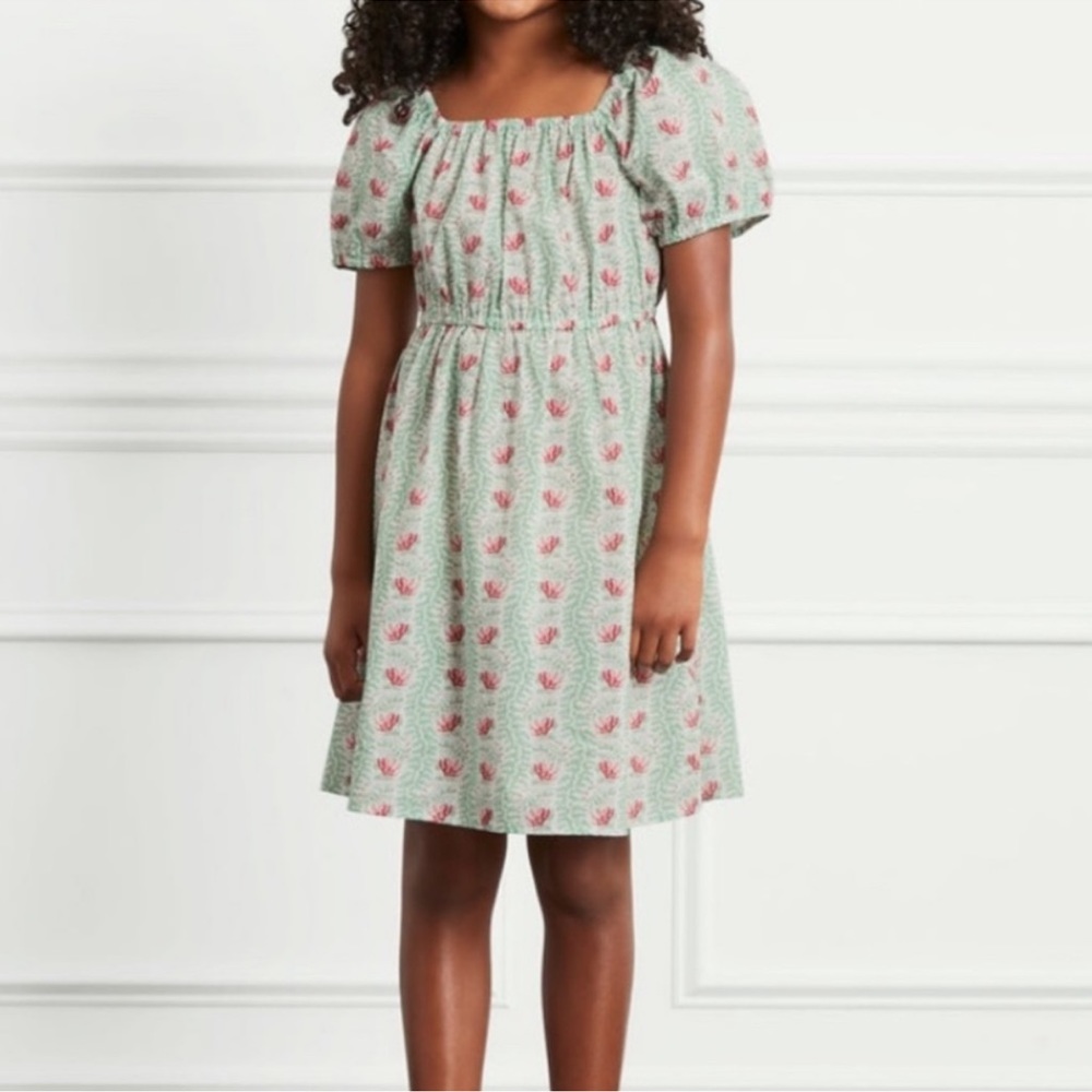 Hill house tiny Nap dress 5/6 Y trailing vine pattern